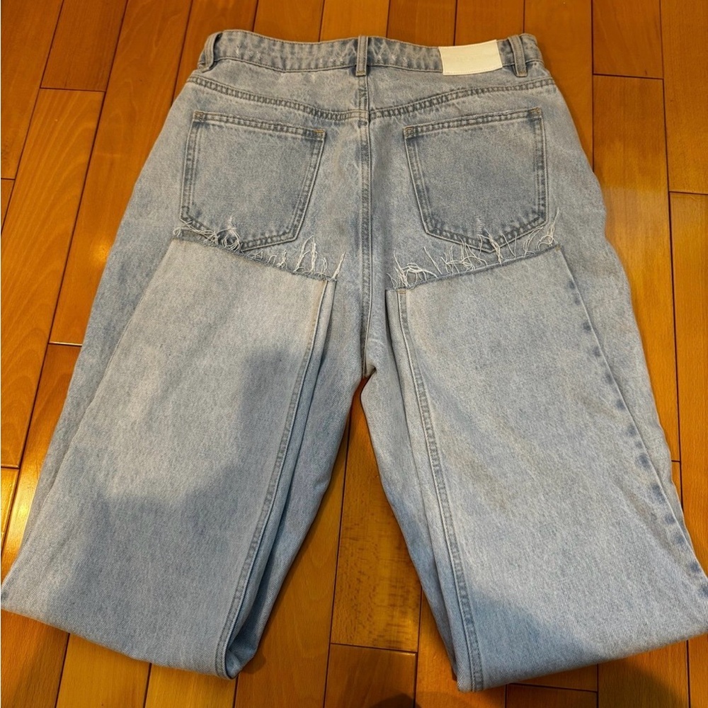 Meshki Relaxed Fit Light Blue Jeans